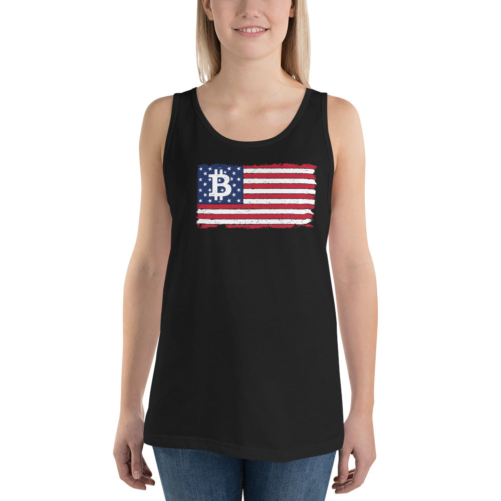 Bitcoin USA Unisex Tank Top