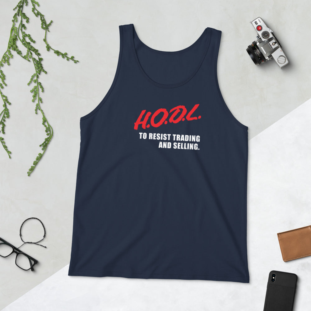 HODL (dare) Unisex Tank Top