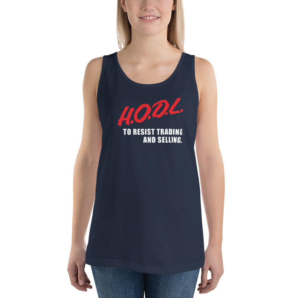 HODL (dare) Unisex Tank Top