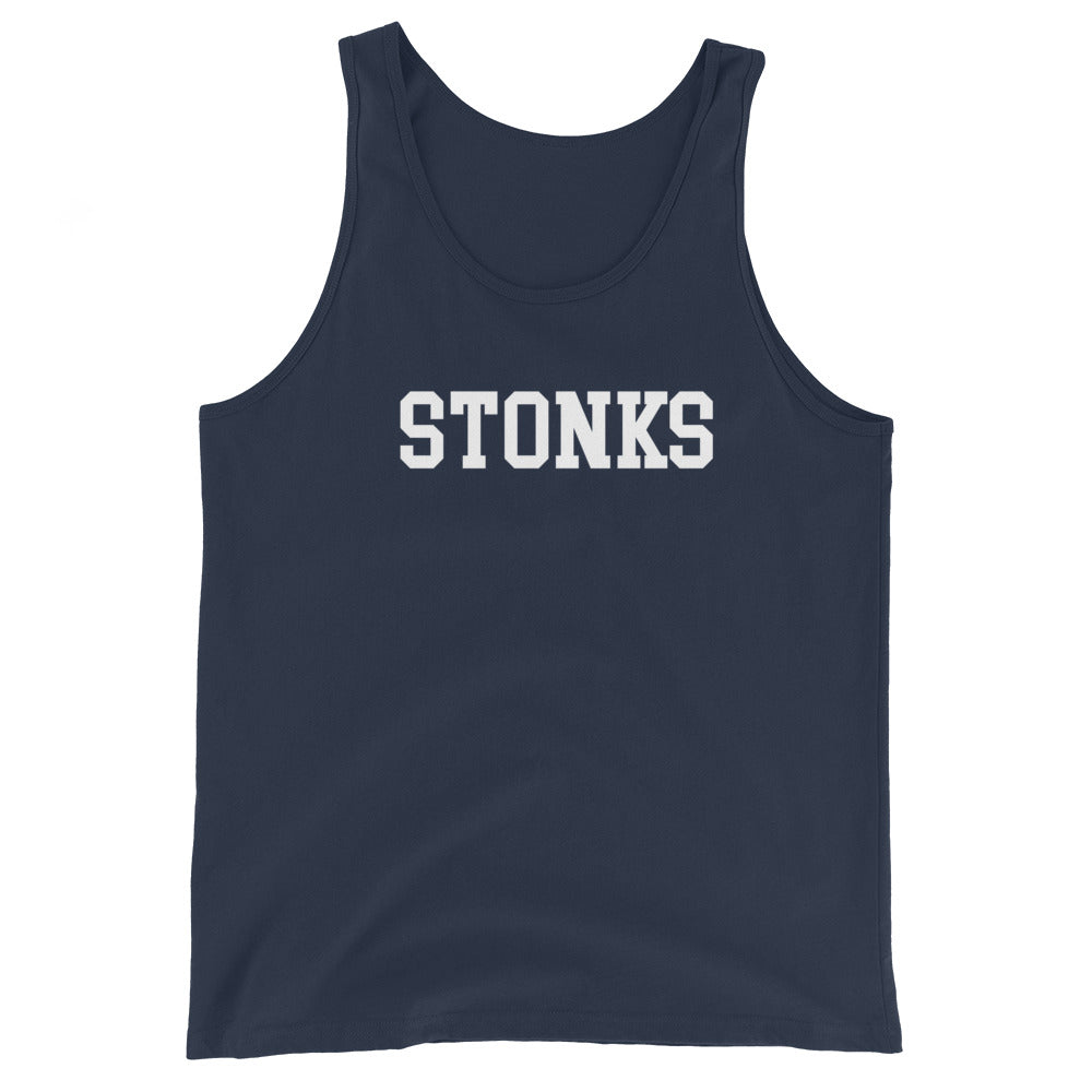 Stonks Unisex Tank Tops