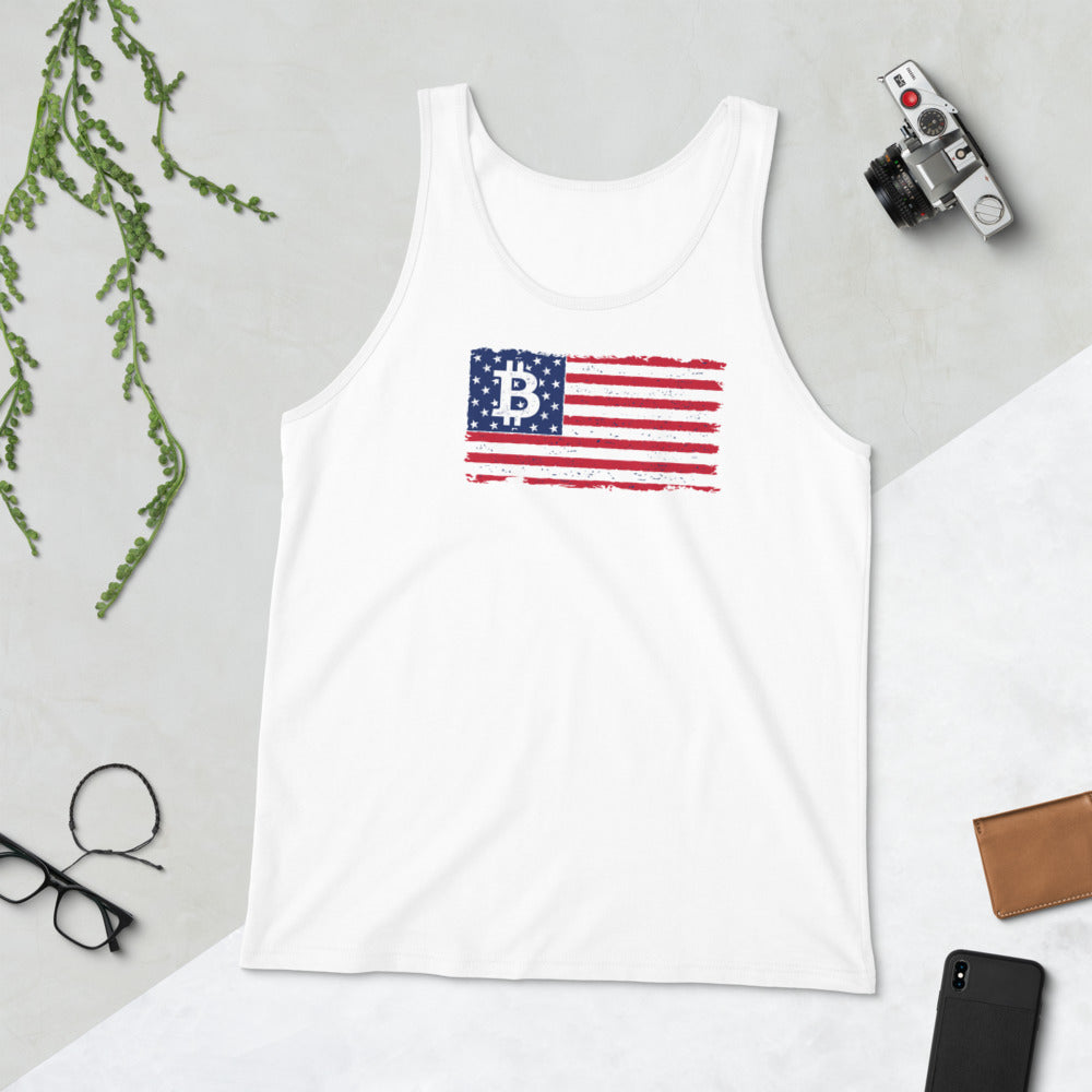 Bitcoin U.S.A. Unisex Tank Top